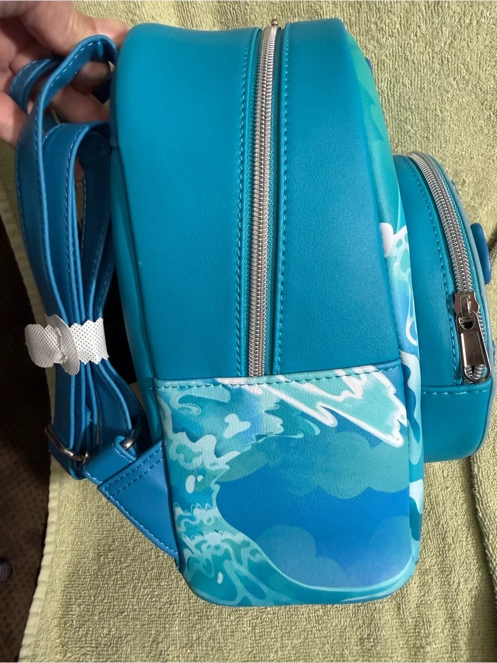 Loungefly Disney Lilo and Stitch Spinning Stitch Surfer Mini Backpack